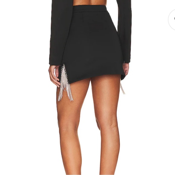 🆕 Good American Scuba Crystal Skirt - Picture 3 of 4